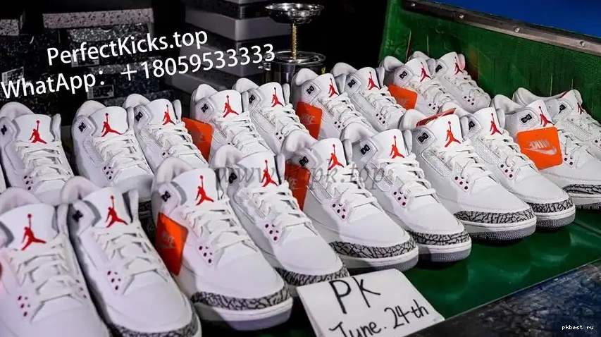 White MATERIALS Reimagined READY Jordan 3 Retro RETAIL Cement SHIP TO 0612